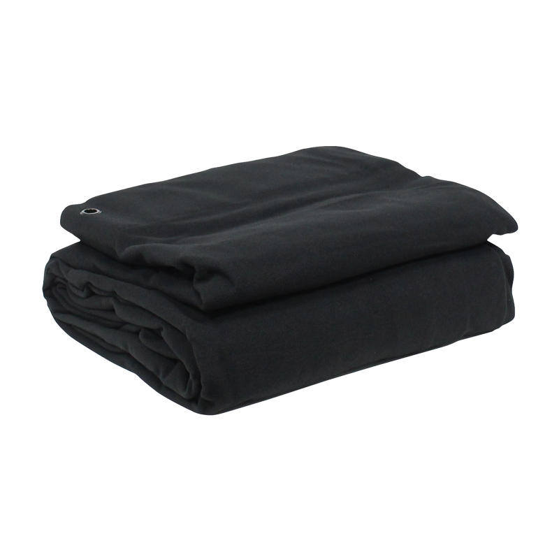 6m x 4m Black Serge Drape (Molton) equipment hire