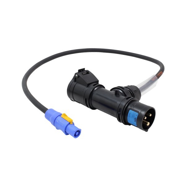 Adpt 16A Thru - Powercon 1.5m equipment hire