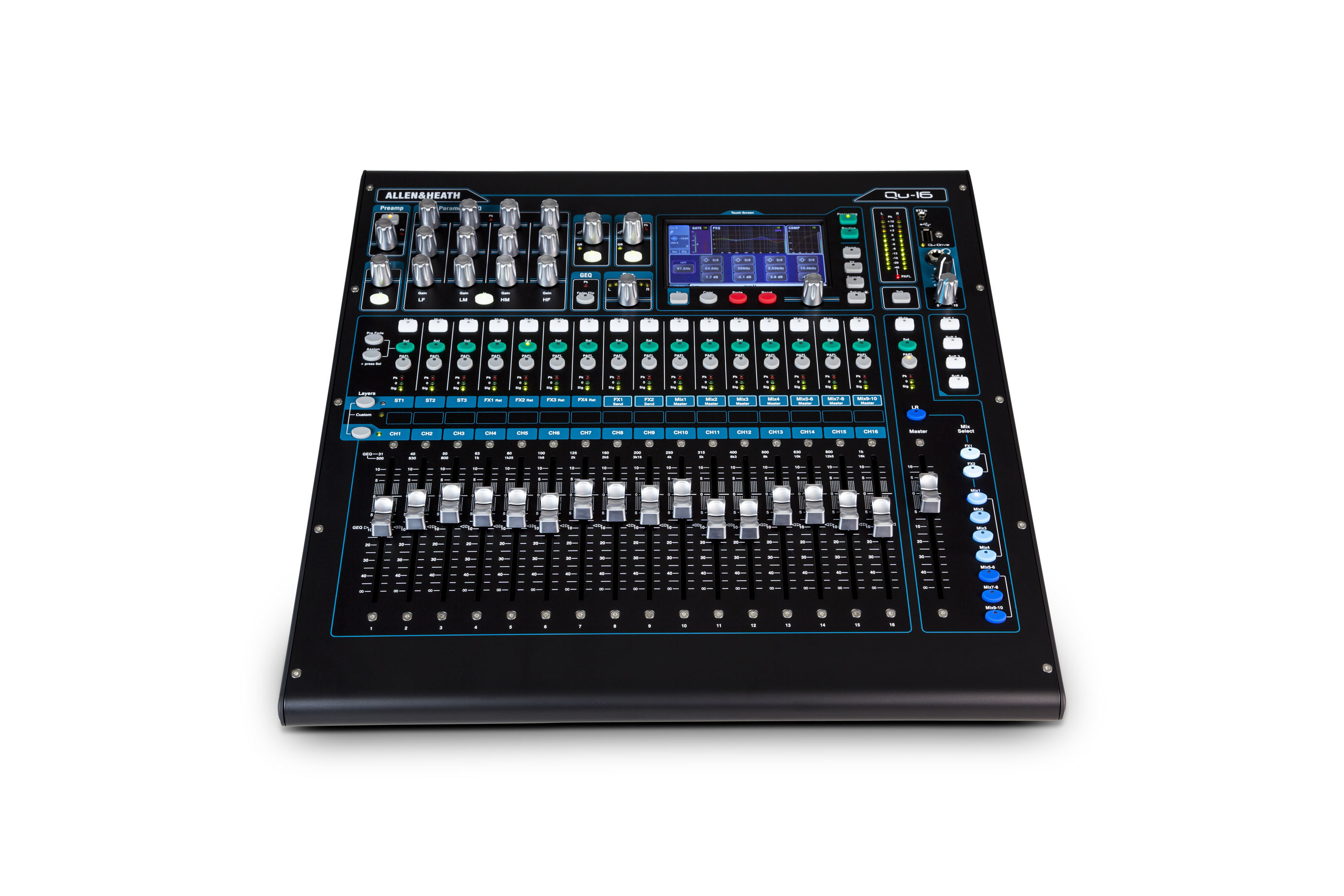 Allen & Heath QU-16 16Ch Digital Audio Mixer equipment hire