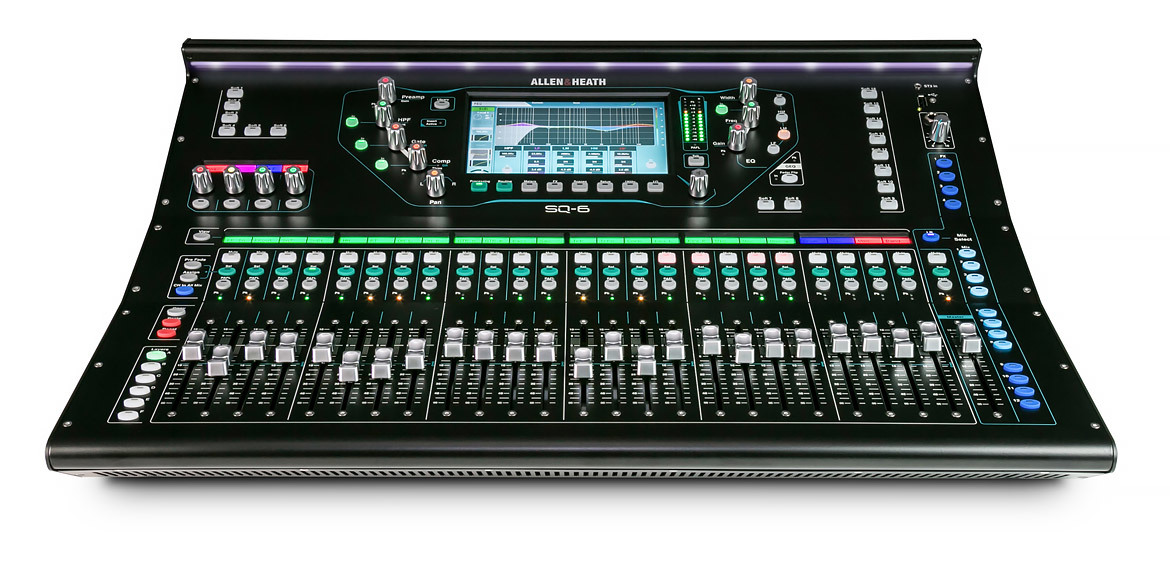 Allen & Heath SQ-6 48Ch Digital Mixer equipment hire