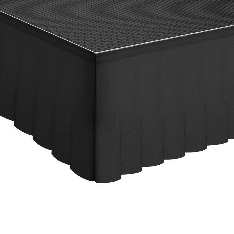 Black Stage Skirt 300mm (6m) equipment hire