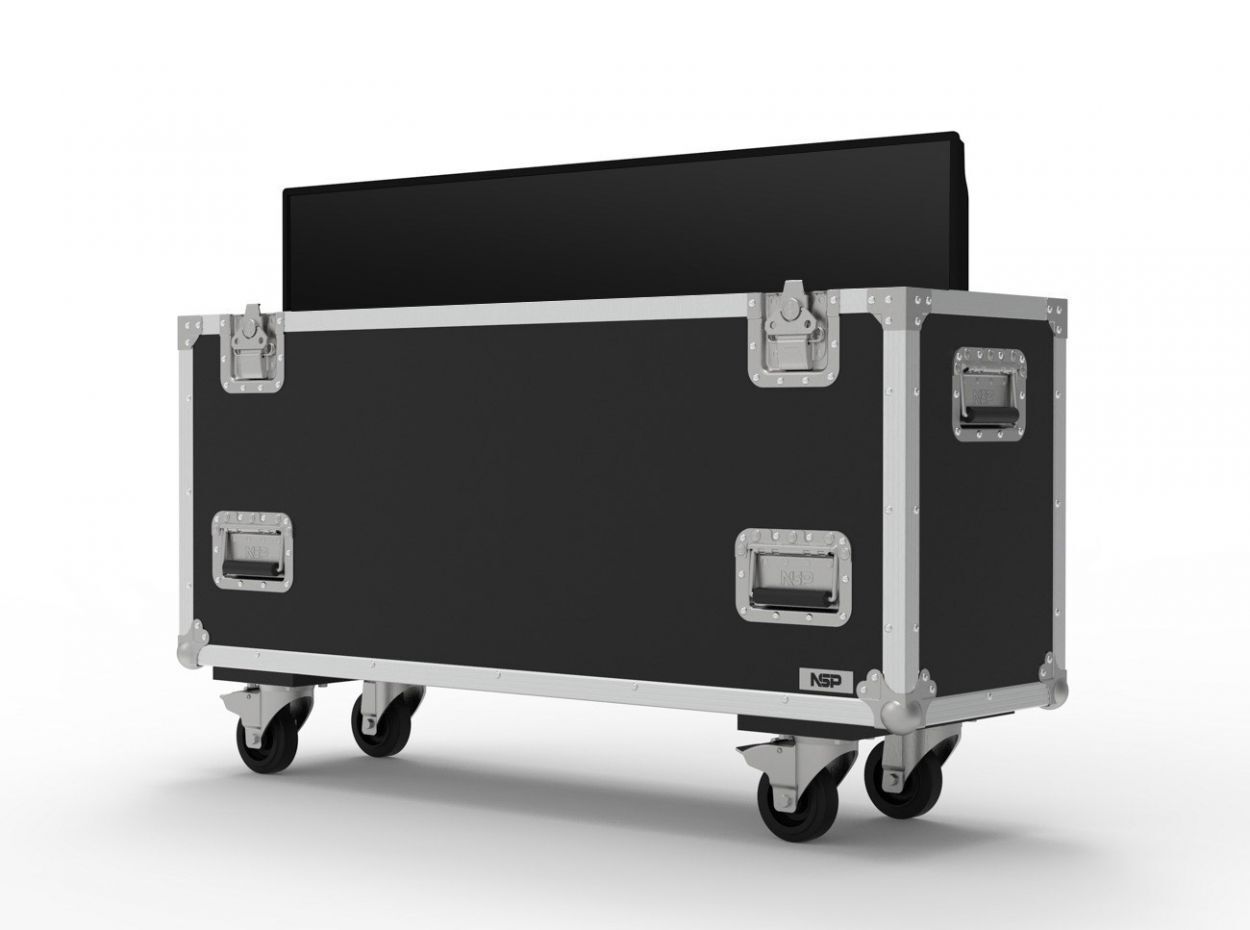 Case - Single 75" Screen equipment hire