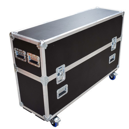 Case - Twin 75" Screen equipment hire