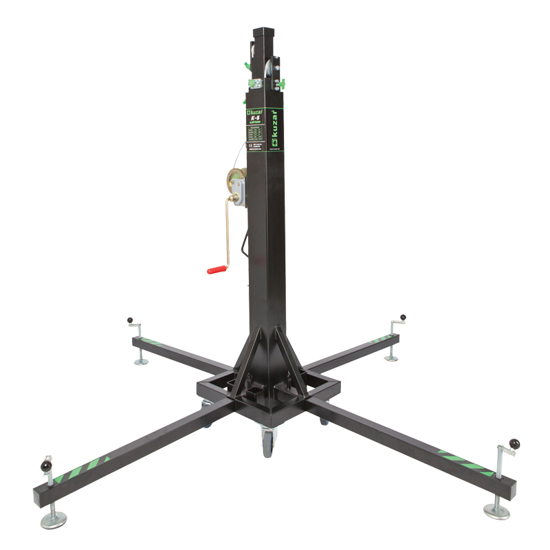 Kuzar K5 Telescopic Winch Stand 5.35m equipment hire