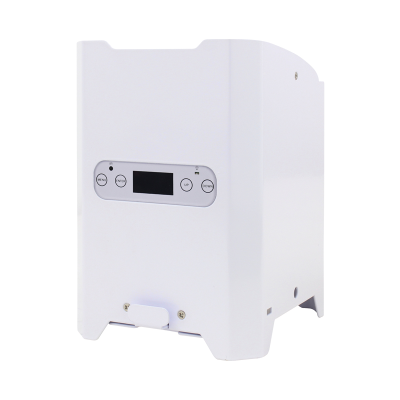 LEDJ Rapid QB1 RGBA IP Battery Uplighter (White) equipment hire
