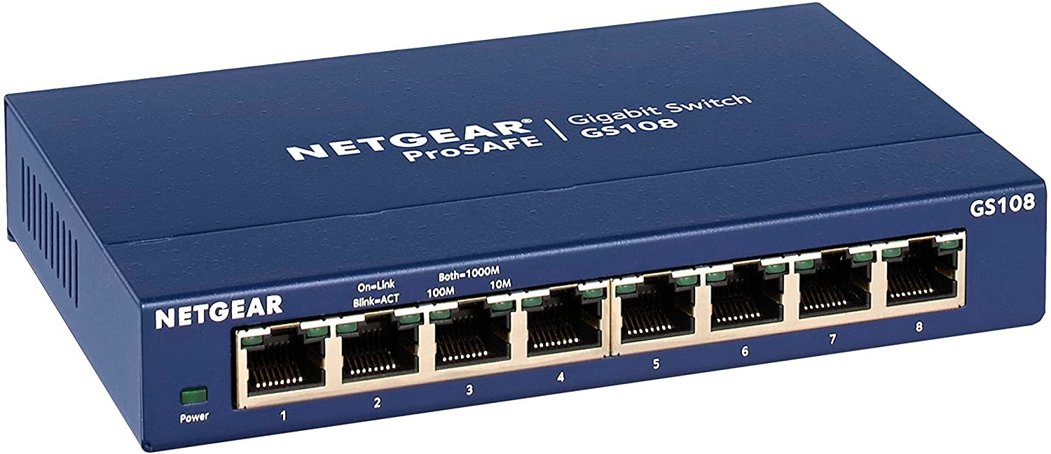 Netgear ProSAFE GS108 8 Port Switch equipment hire