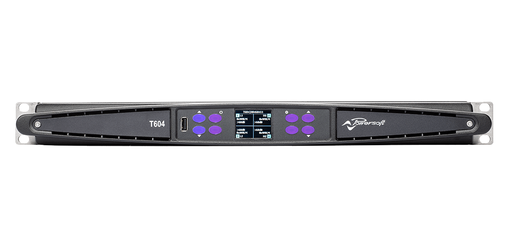 Powersoft T604 DSP Dante Amp (x4) equipment hire