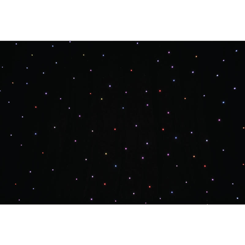 Prolight Tri LED Starcloth Black 8m x 4m  (RGB) equipment hire