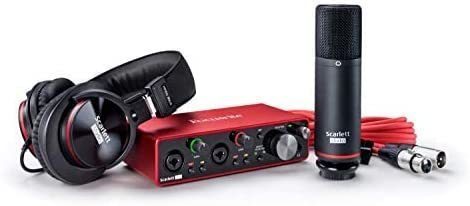 Scarlett 2i2 Studio Microphone equipment hire