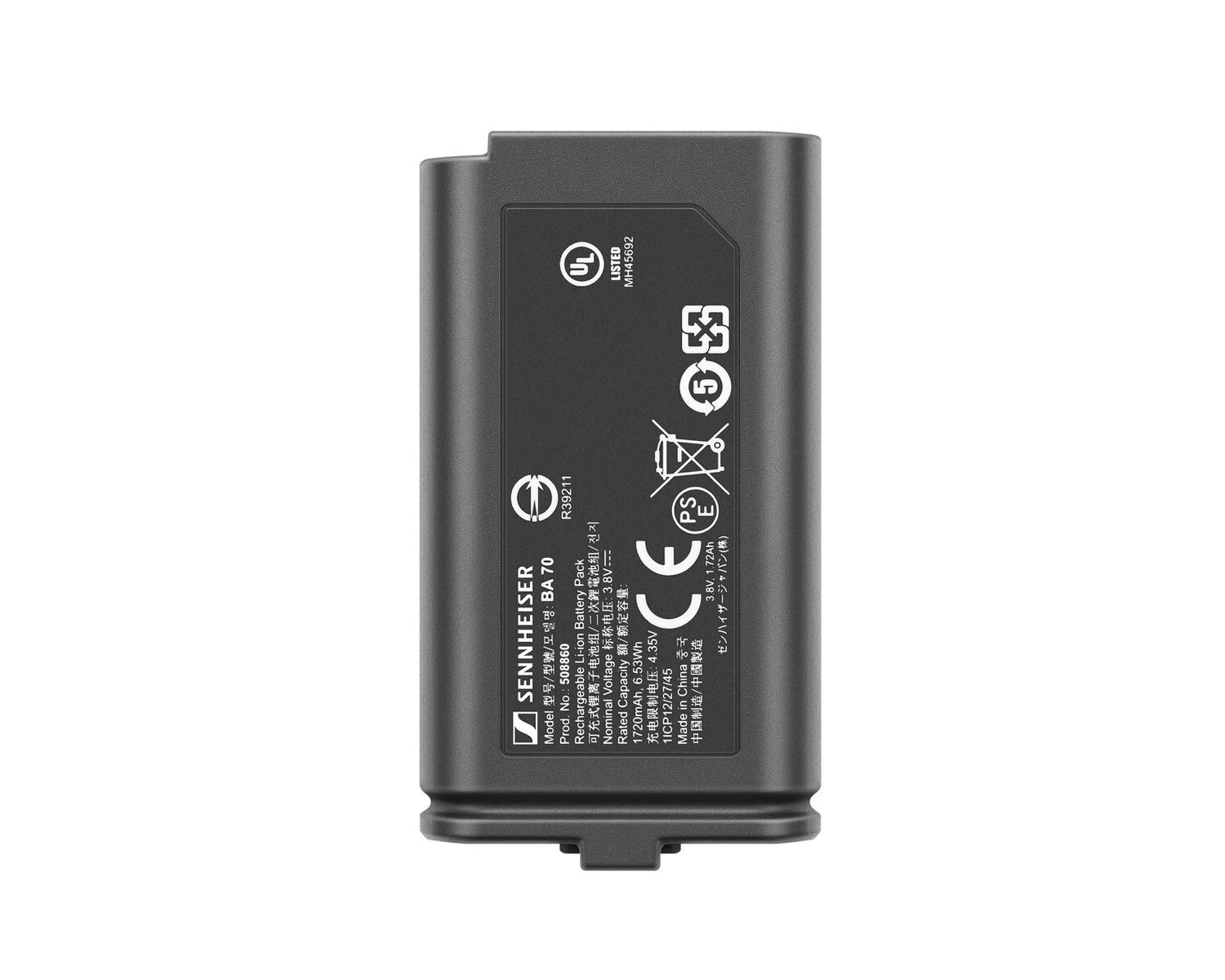 Sennheiser BA70 EW-D Rechargeable Battery equipment hire