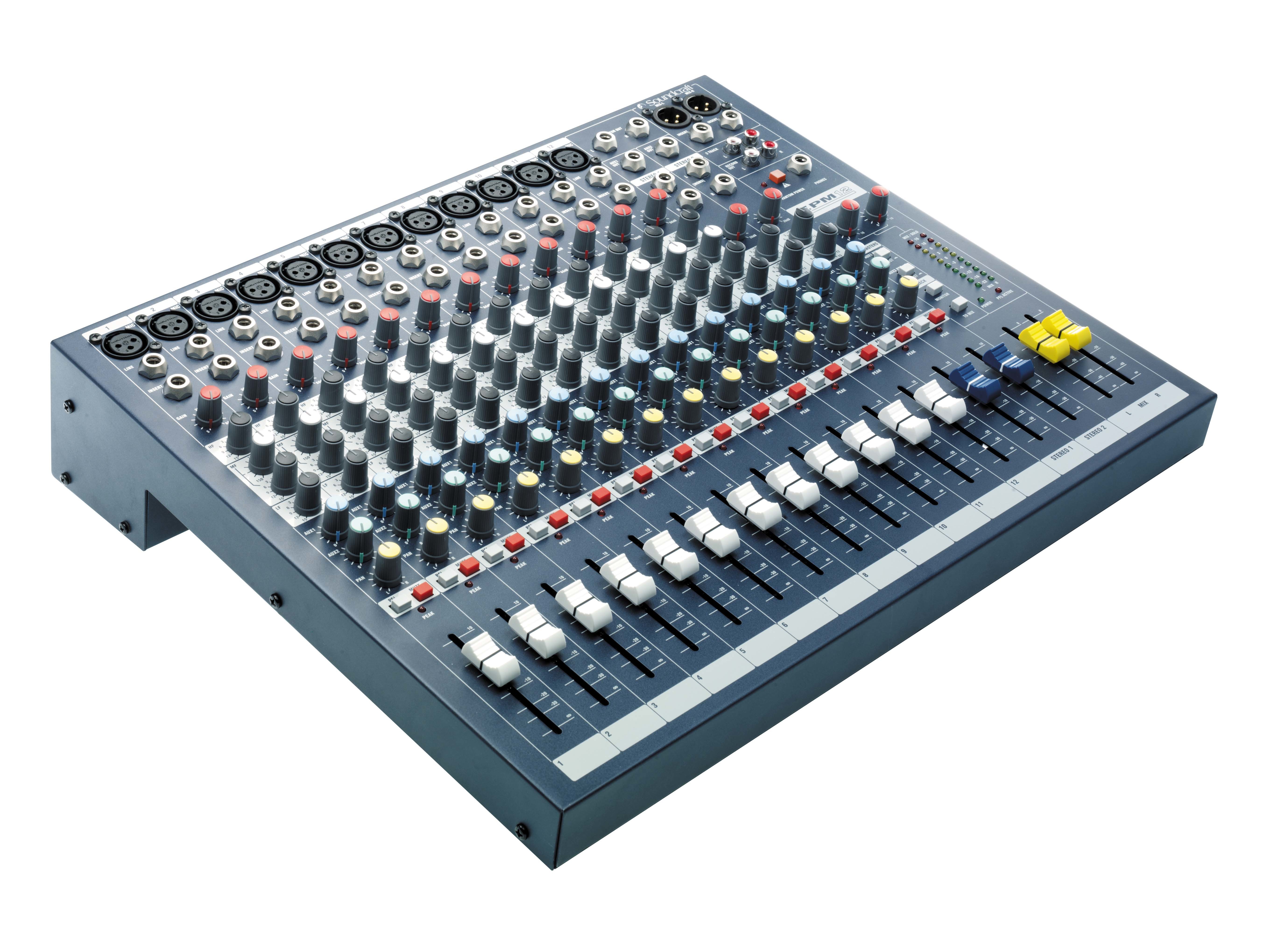 Soundcraft EPM12 12ch Mixer equipment hire