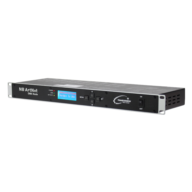 Transcension N8 ArtNet DMX Node (8 Uni) equipment hire